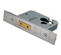 Easi T Euro Profile Deadlock, Key-Operated, for Internal and External Wooden Doors, Residential and Commercial Use (PVD, 76mm)