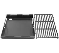 EasiBBQ Griddle Inserts & Grate for Weber Genesis II 300 Series Grills