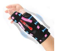 EASICUTI Thumb Support for Arthritis, Thumb Splint Wrist Brace Left Hand or Right Hand for Trigger Fingers, Tendonitis, Sprains, Pain Relief, Fits Women & Men, Breathable and Soft, Black/Pink