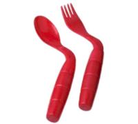 EasieEaters Curved Utensils Right Handed Without Shields