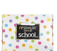 Easiest School Days Memory Album,First and Last Day of School Memory Book,School Memory Keepsake Book,Class Keeper Scrapbook,Reusable Photo Prop Picture Album KeepsakeBinder Organizer (A)