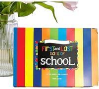 Easiest School Days Memory Album, First and Last Day of School Portable Memory Book, Childhood Student Keepsake Organizer, Reusable Photo Prop, Memory Keepsake Book, For Teachers,Parents,Kids (Boy's)