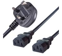 Easigear Connekt Gear 2.5M Male To 2X Iec C13 Female