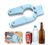 Easigrip Multi-Purpose Bottle & Jar Opener for Weak Hands - 2024 Upgraded Arthritis Aid Tool, Ergonomic Easy Ring Pull Can Opener for Seniors, Rheumatoid Arthritis Sufferers (Blue, 1 Pack)