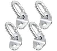 Easily 7100 Engine Lift Bracket 5500 lb Capacity Engine Lifting Brackets, Engine Support bar for Using with Engine Hoist Leveler and Lifting Sling Rigging Engine Stand (Sliver, Pack 4)