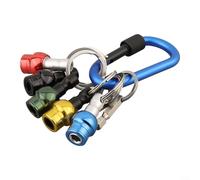 Easily Accessible 8pcs Screwdriver Bit Holder Keychain for Quick Tool Changes