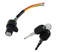 Easily Accessible Motorcycle Ignition Key Switch Featuring a 3 Wire Setup