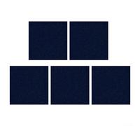 Easily Customizable and Polyester Fiber Carpet Tiles Measuring at a Handy Size of Only 30 x 30 cm Each (Dark Blue)