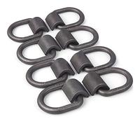 Easily D Ring Tie Down Anchor 1/2 Inch 12000 LBS, for Trailer Truck Bed Bracket Enclosed Points Pickup Camper Surface Mount Heavy Duty -8 Pack