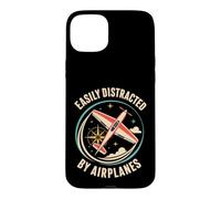 Easily Distracted by Airplanes Case for iPhone 15 Plus