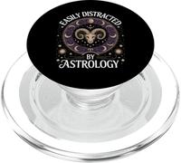 Easily Distracted By Astrology Aries Zodiac PopSockets PopGrip for MagSafe