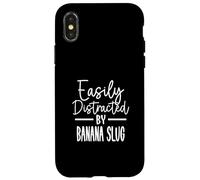 Easily Distracted by Banana Slug Case for iPhone X/XS