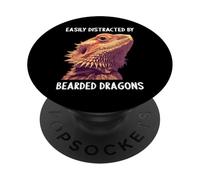 Easily distracted by Bearded Dragons. Bearded Dragon PopSockets Adhesive PopGrip