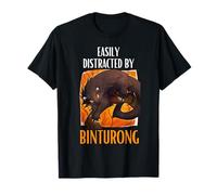 Easily Distracted by Binturong Vintage Binturong Bearcat T-Shirt