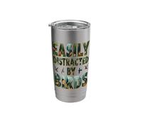 Easily Distracted by Birds Stainless Steel Insulated Tumbler