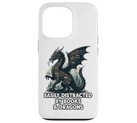 Easily Distracted By Books & Dragons Case for iPhone 13 Pro