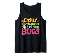 Easily Distracted By Bugs - Cute Kids Design Tank Top