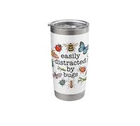 Easily Distracted By Bugs Stainless Steel Insulated Tumbler