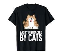 Easily Distracted By Cats T-Shirt
