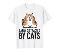 Easily Distracted By Cats T-Shirt