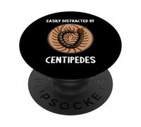 Easily distracted by Centipedes Giant Centipede PopSockets Adhesive PopGrip