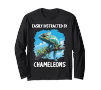 Easily Distracted by Chameleons. Chameleons Chameleon Long Sleeve T-Shirt