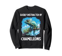 Easily distracted by Chameleons. Chameleons Chameleon Sweatshirt