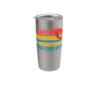 Easily Distracted By Chili Cook Offs Stainless Steel Insulated Tumbler