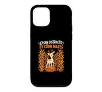 Easily Distracted By Corn Mazes Deer Fall Farm Women Case for iPhone 12/12 Pro