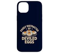 Easily Distracted by Deviled Eggs Funny Foodie Snack Humor Case for iPhone 14 Plus