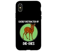 Easily distracted by Dik-Diks Dik-Dik Case for iPhone X/XS