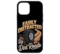 Easily Distracted By Dirt Roads Funny Off-Road Saying Case for iPhone 12 mini