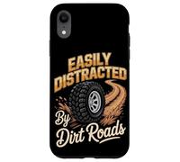 Easily Distracted By Dirt Roads Funny Off-Road Saying Case for iPhone XR