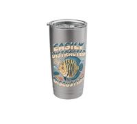 Easily Distracted By Discus Fish Stainless Steel Insulated Tumbler