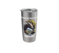 Easily Distracted by Dragons. Dragons Dragon Stainless Steel Insulated Tumbler