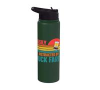 Easily Distracted By Duck Farts Stainless Steel Insulated Water Bottle