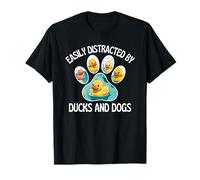 Easily Distracted by Ducks and Dogs Cruising Hiding Finding T-Shirt