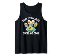 Easily Distracted by Ducks and Dogs Cruising Hiding Finding Tank Top