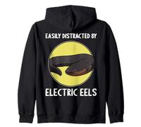 Easily distracted by Electric Eels Electric Eel Zip Hoodie