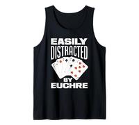Easily Distracted by Euchre Tank Top