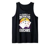 Easily Distracted by Euchre Tank Top