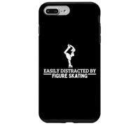 Easily Distracted By Figure Skating Women Funny Ice Skater Case for iPhone 7 Plus/8 Plus