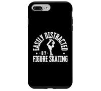 Easily Distracted By Figure Skating Women Funny Ice Skater Case for iPhone 7 Plus/8 Plus