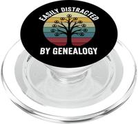 Easily Distracted By Genealogy PopSockets PopGrip for MagSafe