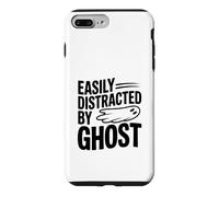 Easily Distracted By Ghosts Funny Halloween Humor Case for iPhone 7 Plus/8 Plus