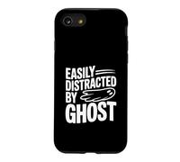 Easily Distracted By Ghosts Funny Halloween Humor Case for iPhone SE (2020) / 7/8