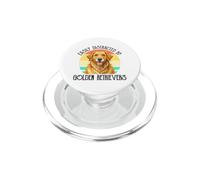 Easily Distracted By Golden Retrievers PopSockets PopGrip for MagSafe