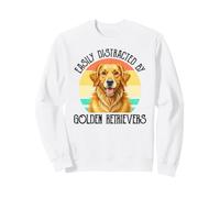 Easily Distracted By Golden Retrievers Sweatshirt