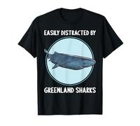 Easily distracted by Greenland Sharks Greenland Shark T-Shirt