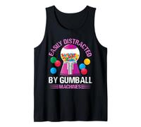 Easily distracted by gumball machines Design Tank Top